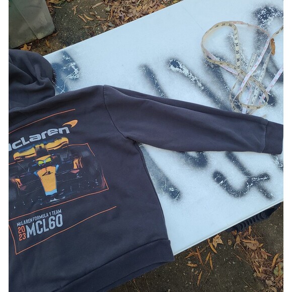 Hollister McLaren Formula 1 Team Gray Graphic Hoodie MCL60 - Picture 10 of 12
